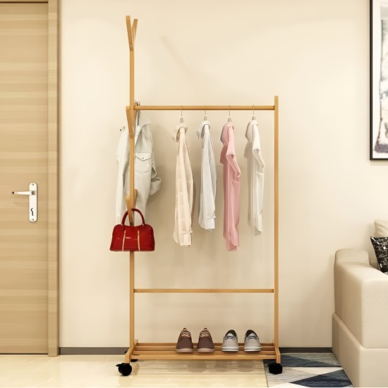 Wooden Clothing Rack
